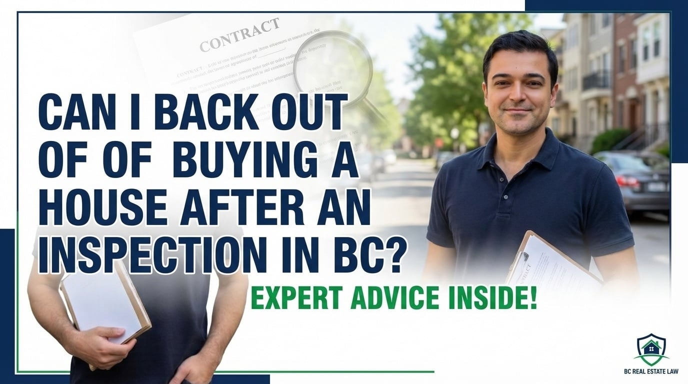 Can I Back Out of Buying a House After an Inspection?