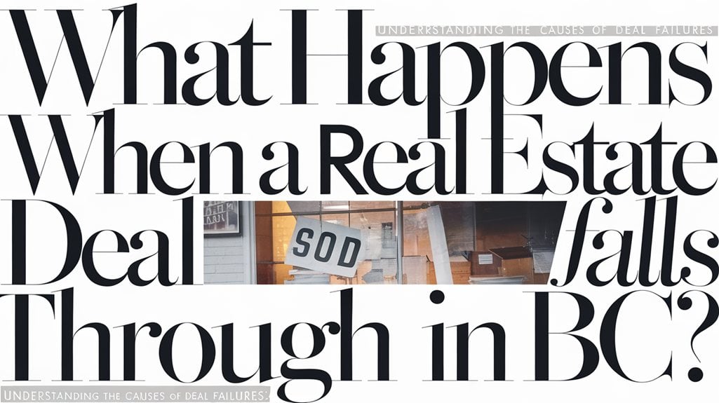 What Happens When A Real Estate Deal Falls Through in Vancouver BC?