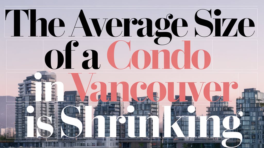 condo sizes decreasing vancouver