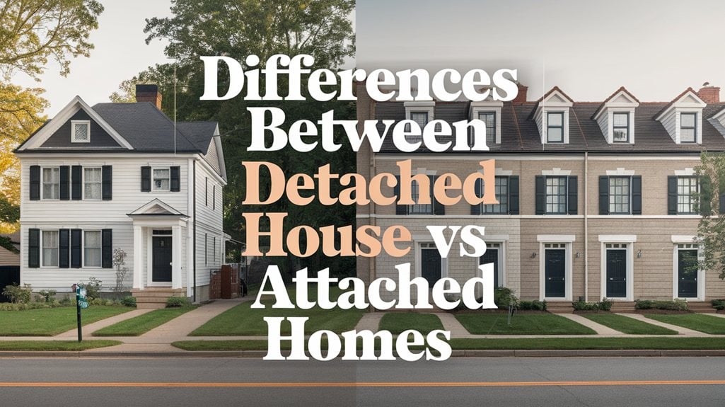 detached versus attached homes