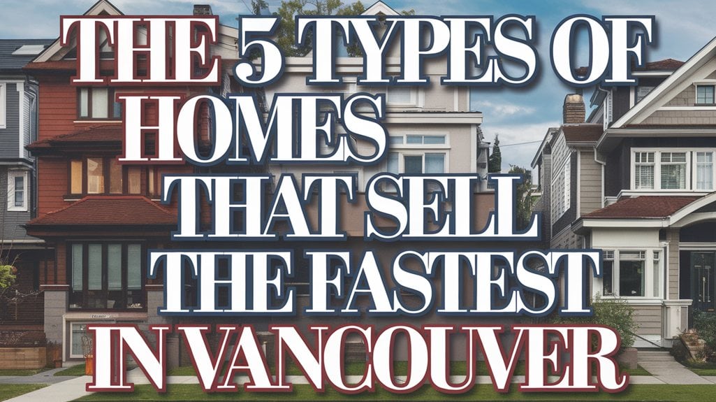 fast selling vancouver homes types