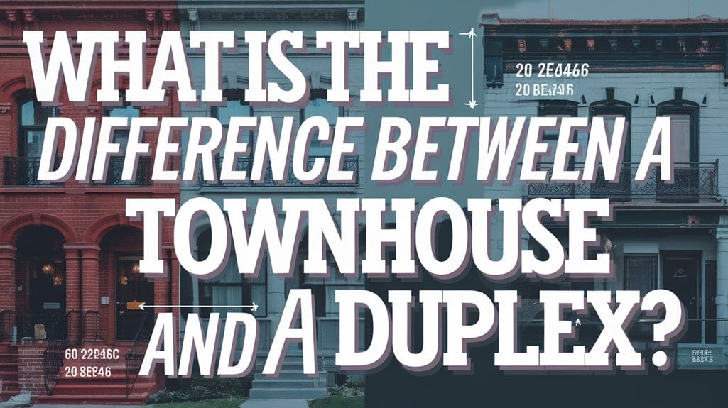 Which Is Better a Duplex or a Townhouse?