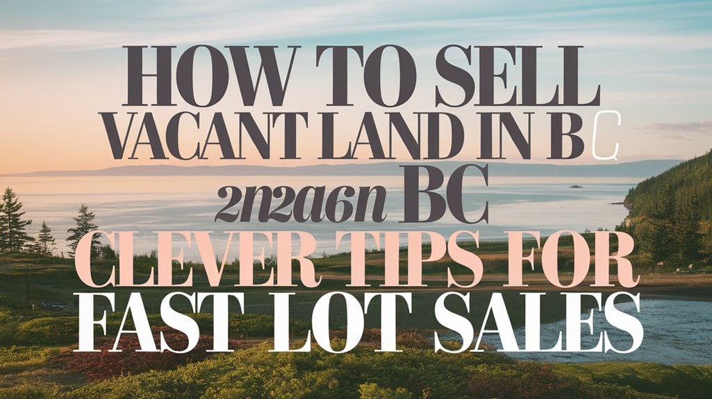 How to Sell Vacant Land in BC