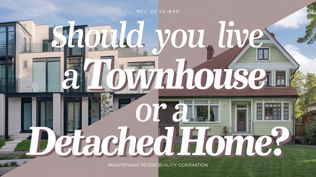 Townhouse vs Detached Home? Townhouse vs Detached Home?