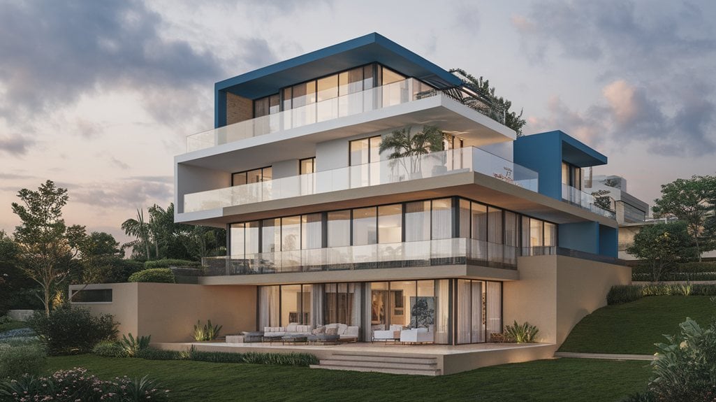 multi level attached residence