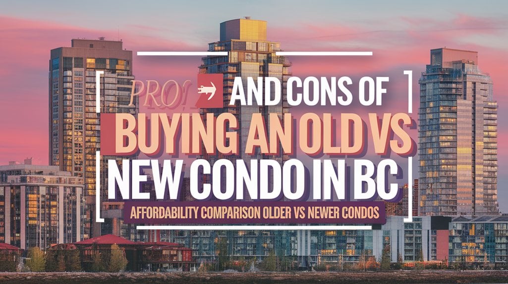 Pros and Cons of Buying an Old Vs New Condo in BC