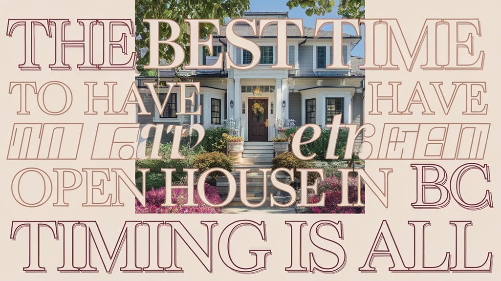 optimal open house timing