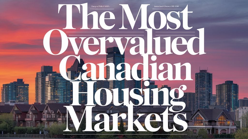 overvalued canadian housing markets