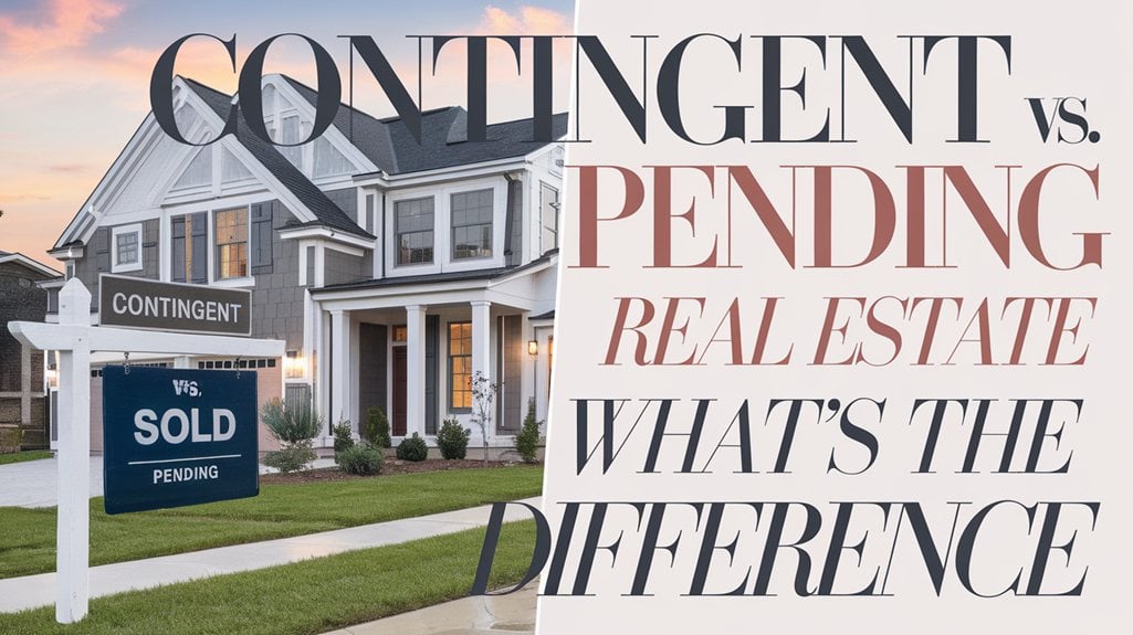 real estate status distinctions