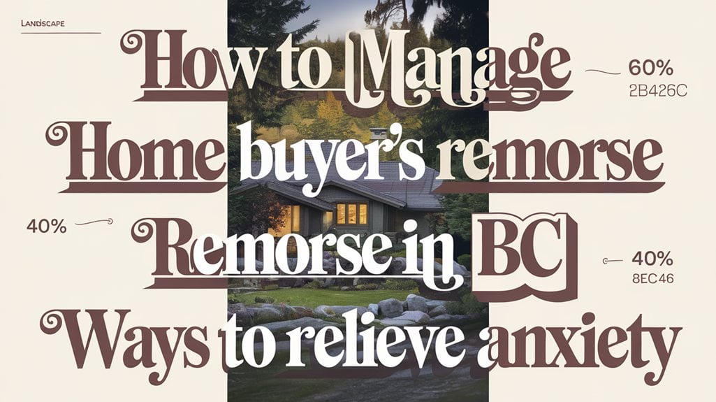 How To Manage Home Buyer's Remorse in BC