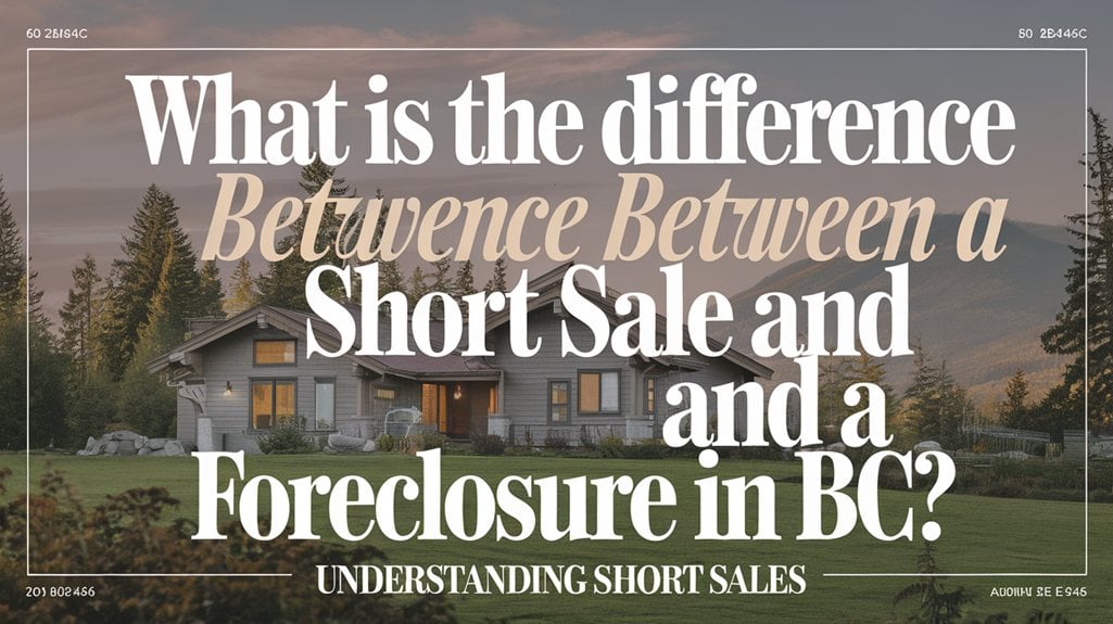 Difference Between a Short Sale and a Foreclosure in BC