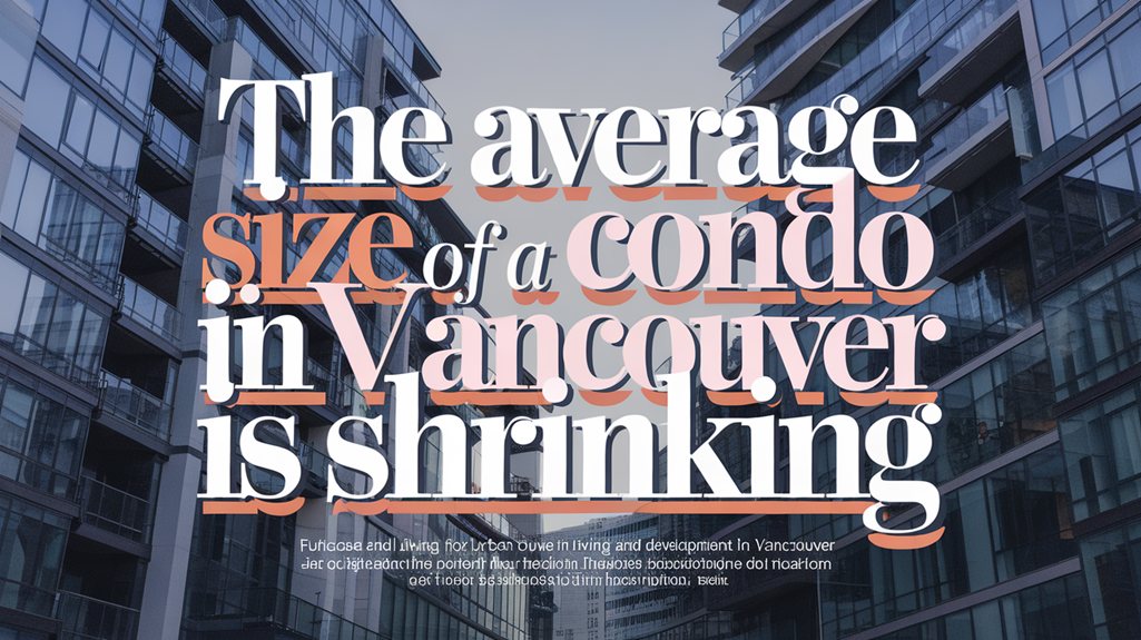 The Average Size of a Condo in Vancouver in Shrinking