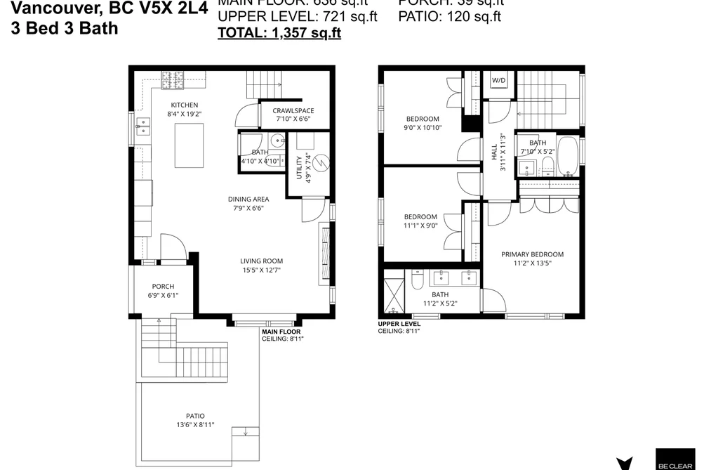 1 1278 E 63RD AVENUE, Vancouver BC V5X 2L4, Vancouver BC — Residential for Sale - Photo 3