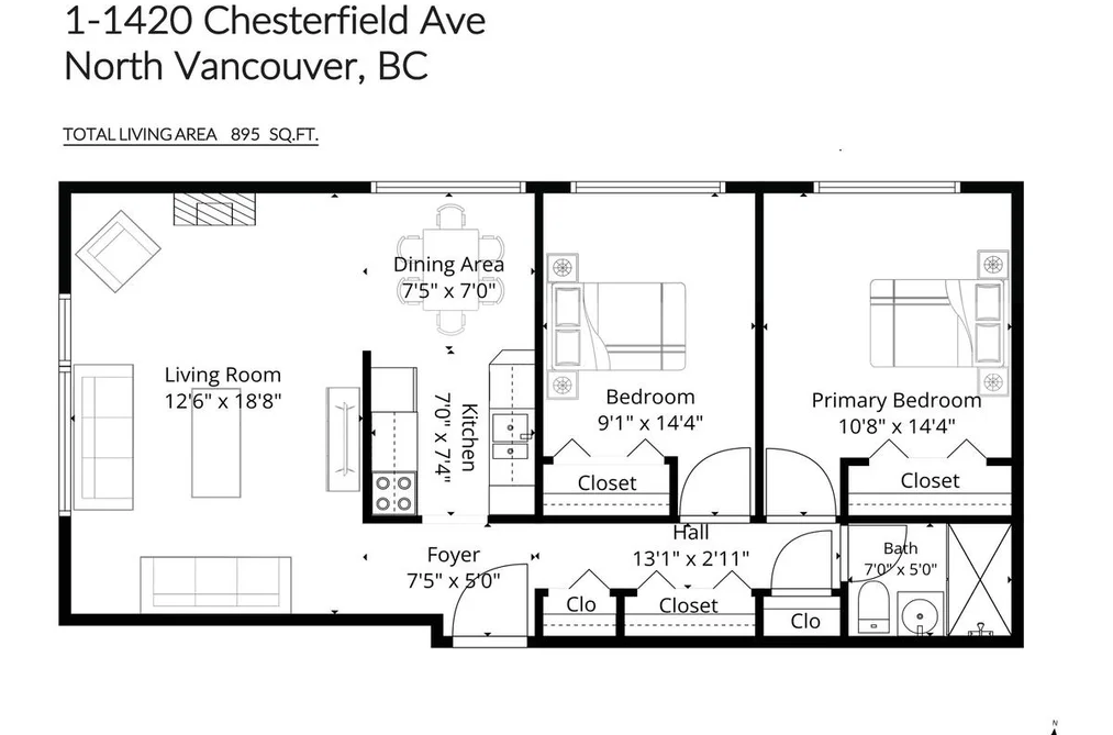 1 1420 CHESTERFIELD AVENUE, North Vancouver BC V7M 2N4, North Vancouver BC — Residential for Sale — Photo 16 of 16