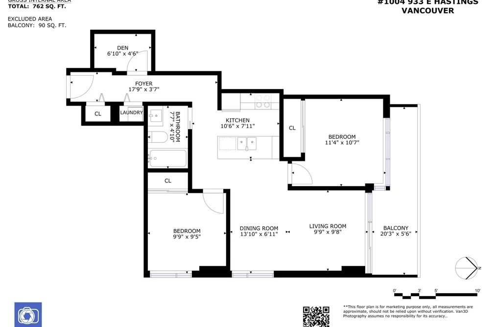 1004 933 E HASTINGS STREET, Vancouver BC V6A 0G6, Vancouver BC — Residential for Sale - Photo 2