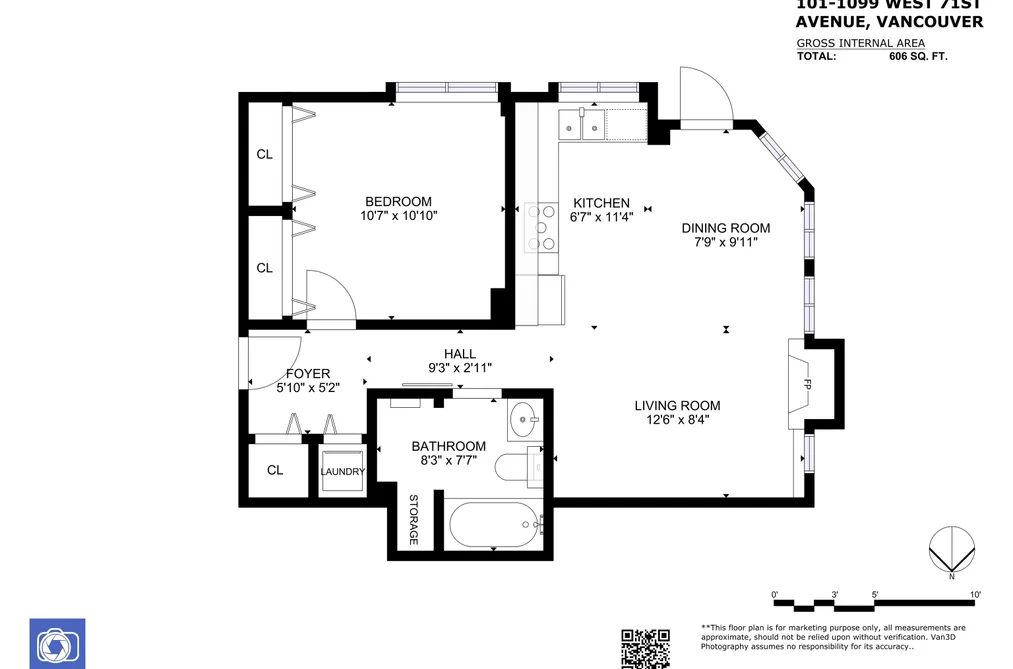 101 1099 W 71ST AVENUE, Vancouver BC V6P 6Y5, Vancouver BC — Residential for Sale — Photo 3 of 11