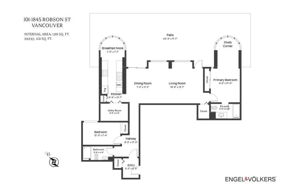 101 1845 ROBSON STREET, Vancouver BC V6G 1E4, Vancouver BC — Residential for Sale - Photo 2
