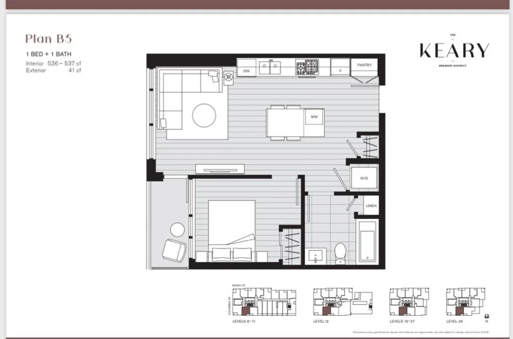 Condo for sale at 1015 230 Keary Street New Westminster British Columbia - MLS: R3135180