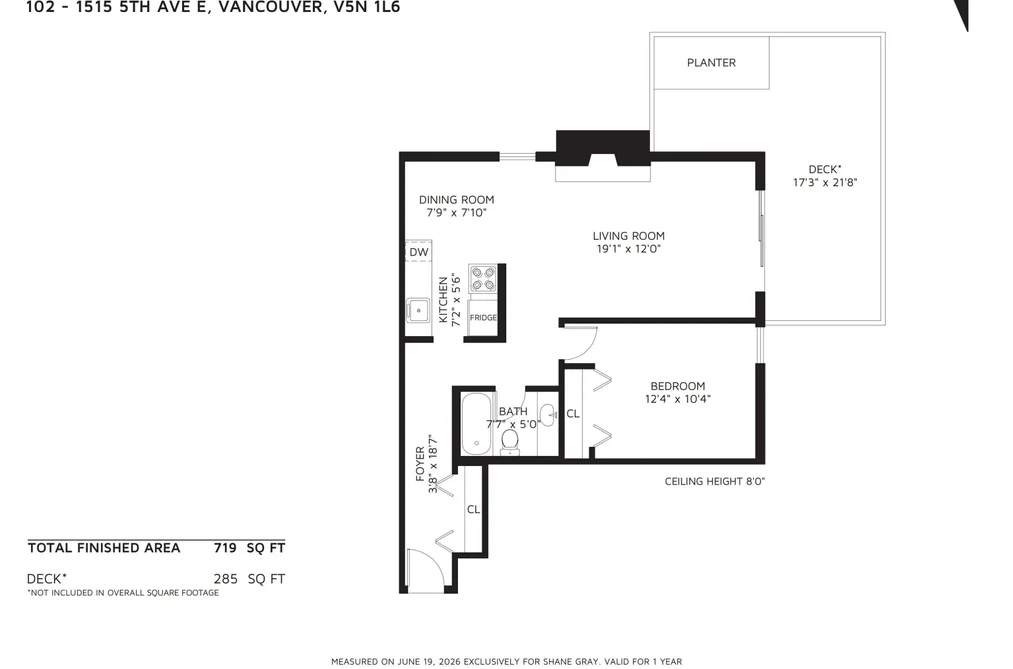 102 1515 E 5TH AVENUE, Vancouver BC V5N 1L6, Vancouver BC — Residential for Sale — Photo 20 of 20