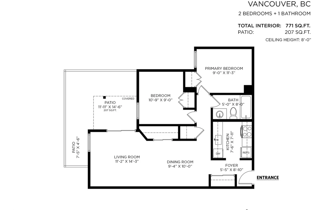 109 1450 E 7TH AVENUE, Vancouver BC V5N 1R8, Vancouver BC — Residential for Sale - Photo 2