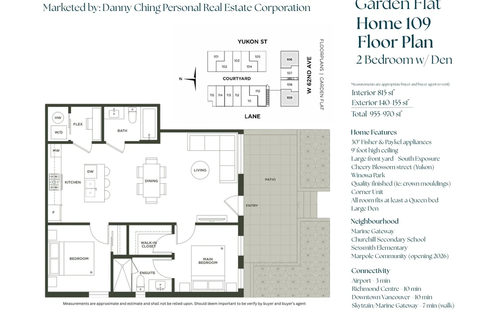 Condo for sale at 109 7789 Yukon Street Vancouver British Columbia - MLS: R3067098