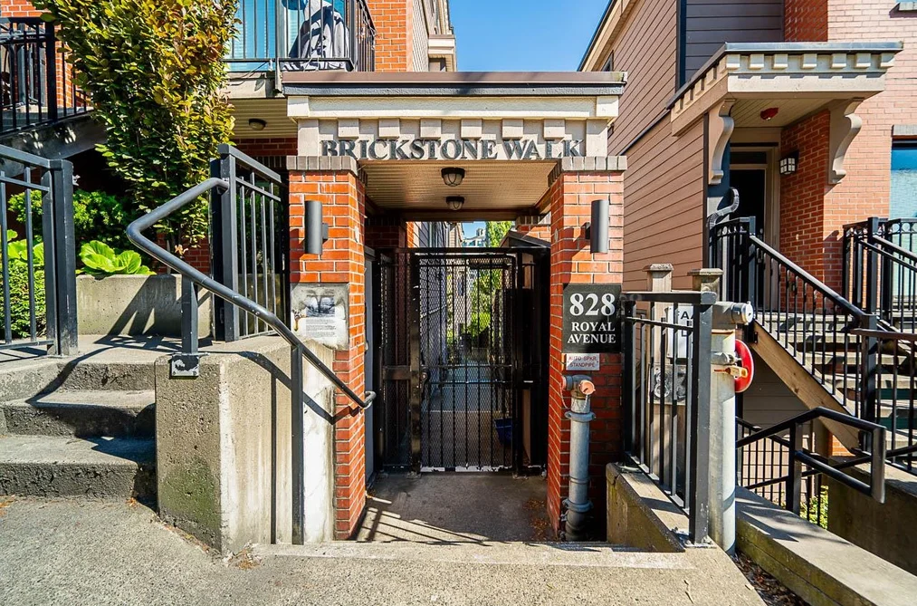 Townhouse for sale at 109 828 Royal Avenue New Westminster British Columbia - MLS: R3105121