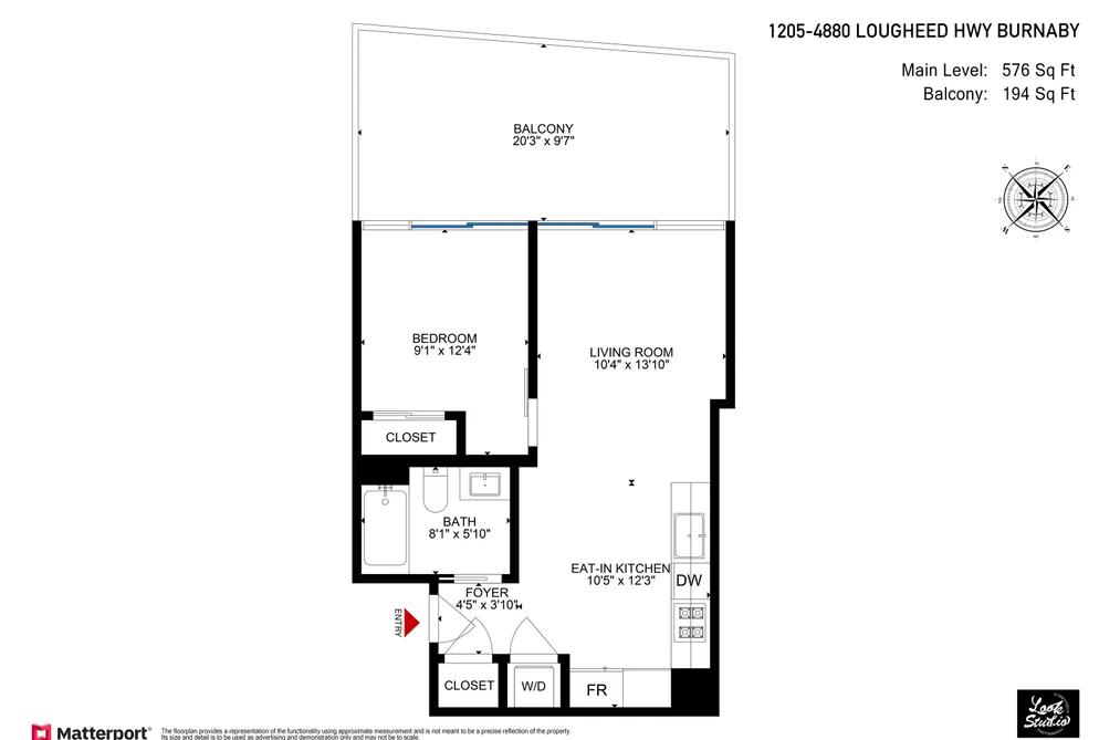 Condo for sale at 1205 4880 Lougheed Highway Burnaby British Columbia - MLS: R3147950