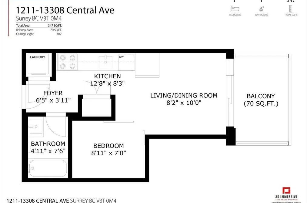 1211 13308 CENTRAL AVENUE, Surrey, BC — Residential for Sale — Photo 30 of 30