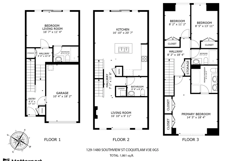 Townhouse for sale at 129 1480 Southview Street Coquitlam British Columbia - MLS: R3015354