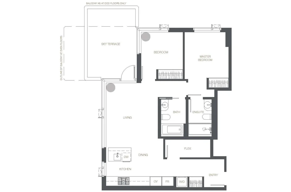 1303 1408 ROBSON STREET, Vancouver BC V6G 0E6, Vancouver BC — Residential for Sale - Photo 7
