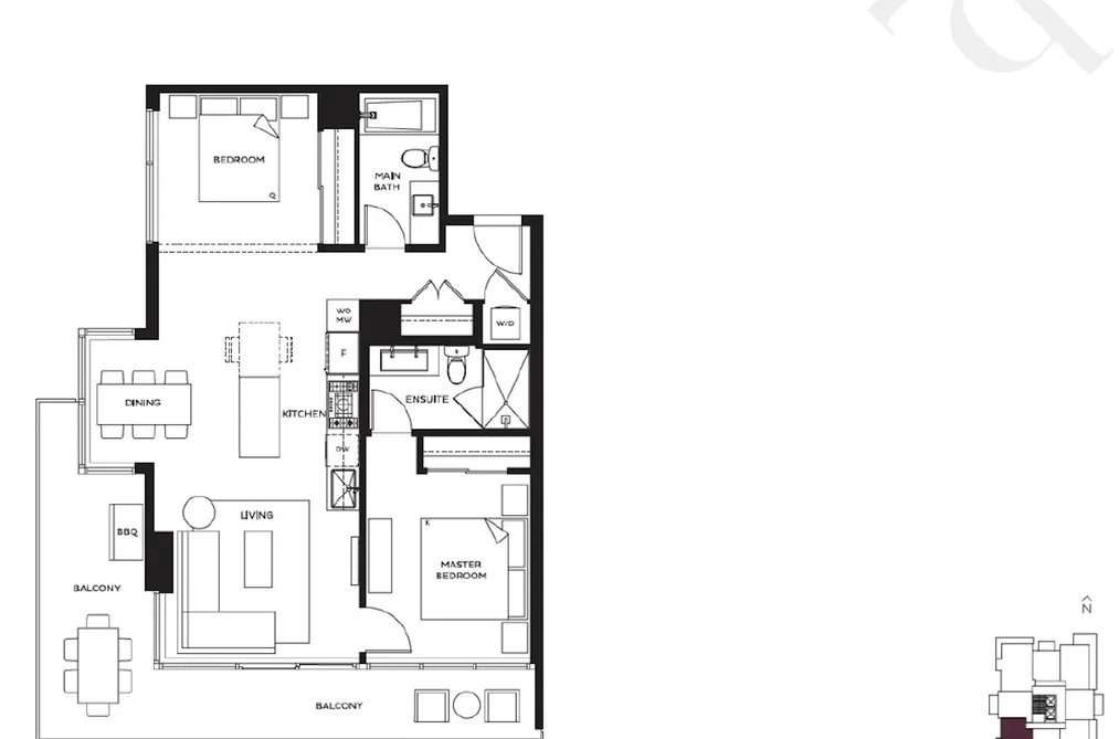 1308 4488 JUNEAU STREET, Burnaby BC V5C 0M4, Burnaby BC — Residential for Sale - Photo 2
