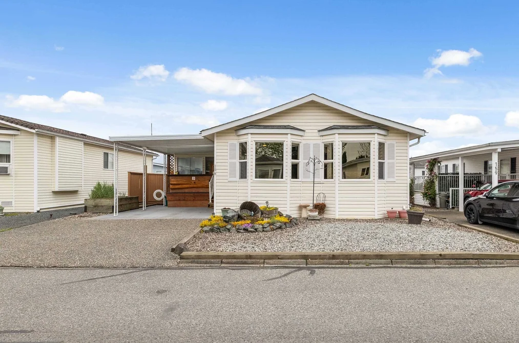 Manufactured Home for sale at 158 9055 Ashwell Road Chilliwack British Columbia - MLS: R3116357