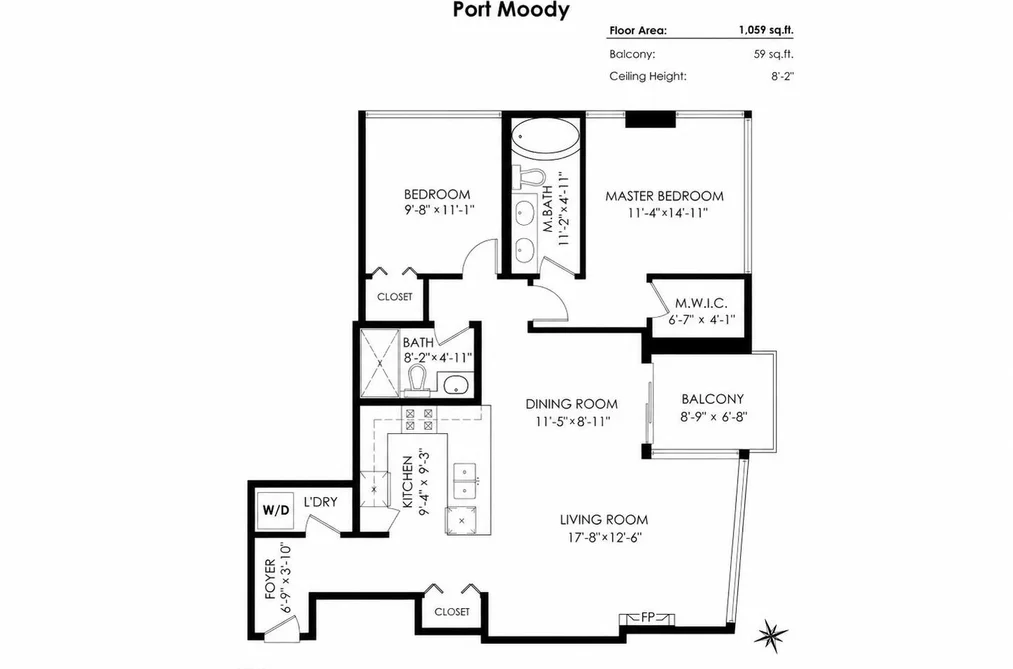 1603 651 NOOTKA WAY, Port Moody, BC — Residential for Sale — Photo 39 of 39