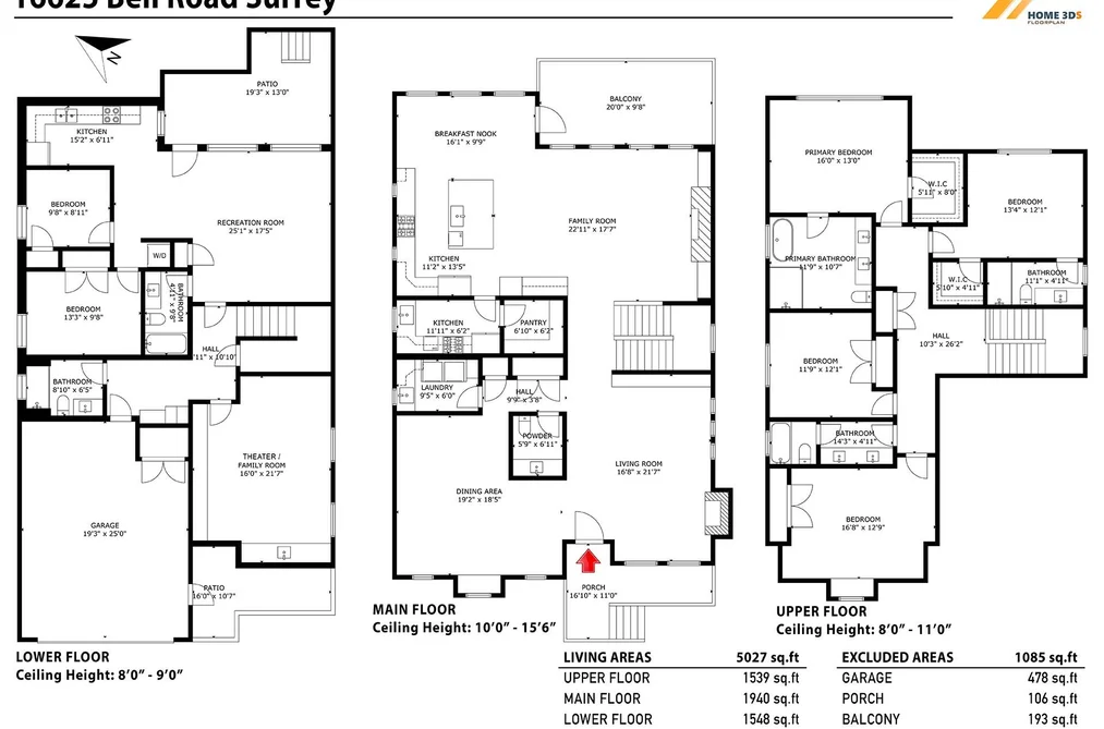 16625 BELL ROAD ROAD, Surrey BC V3S 1H7, Surrey BC — Residential for Sale - Photo 3