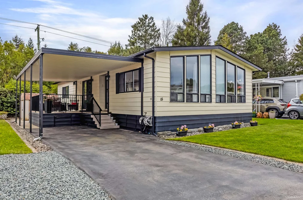 Manufactured Home for sale at 18 2120 King George Boulevard Surrey British Columbia - MLS: R3113888