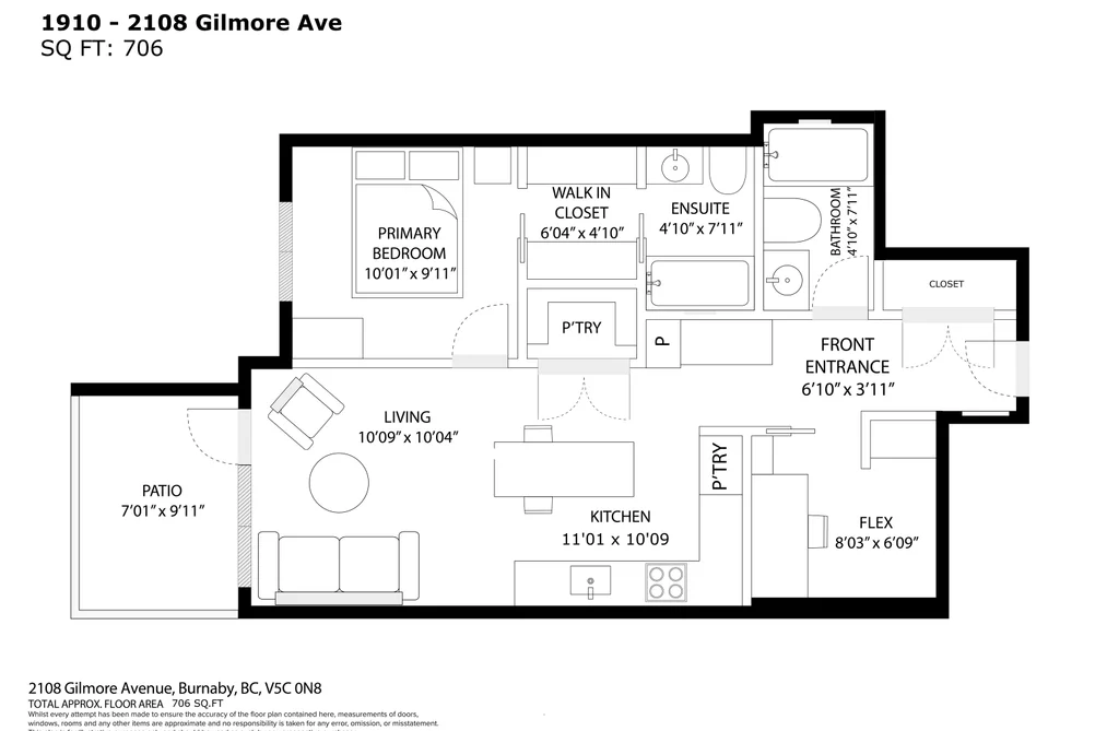 1910 2108 GILMORE AVENUE, Burnaby BC V5C 0N8, Burnaby BC — Residential for Sale - Photo 3