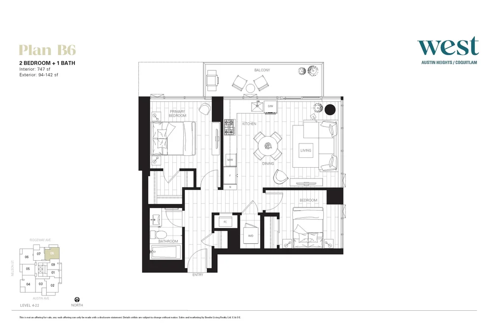 Condo for sale at 2008 505 Nelson Street Coquitlam British Columbia - MLS: R3108010