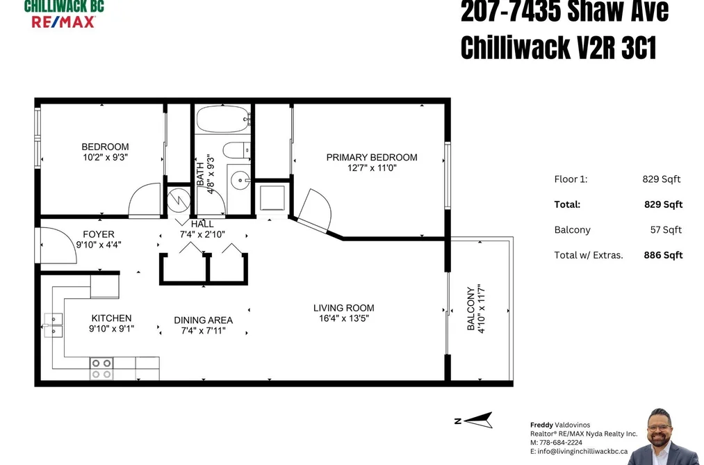207 7435 SHAW AVENUE, Chilliwack BC V2R 3C1, Chilliwack BC — Residential for Sale - Photo 6