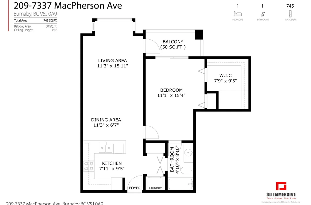 209 7337 MACPHERSON AVENUE, Burnaby BC V5J 0A9, Burnaby BC — Residential for Sale - Photo 3