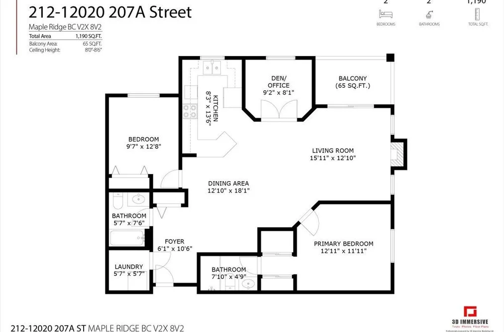 212 12020 207A STREET, Maple Ridge BC V2X 8V2, Maple Ridge BC — Residential for Sale — Photo 25 of 33