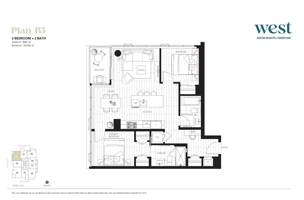 Condo for sale at 2206 505 Nelson Street Coquitlam British Columbia - MLS: R3107754