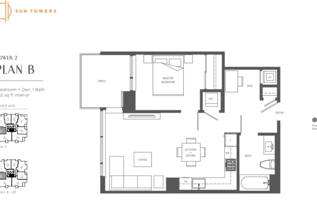 2302 6398 SILVER AVENUE, Burnaby BC V5H 0K7, Burnaby BC — Residential for Sale - Photo 2