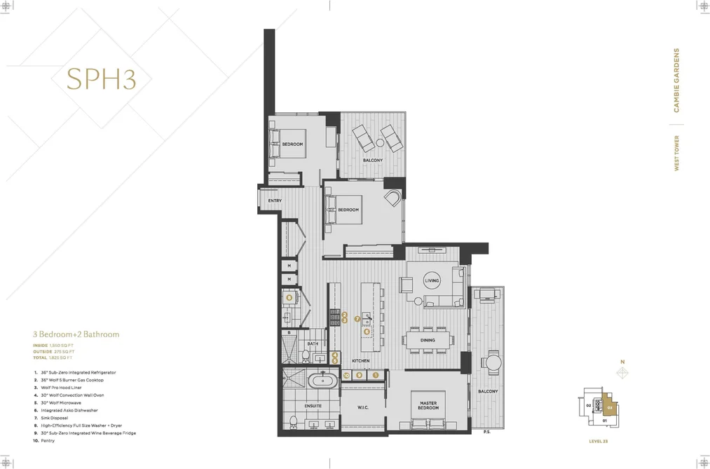 2303 7418 PAULSON STREET, Vancouver BC V6P 0K2, Vancouver BC — Residential for Sale - Photo 6