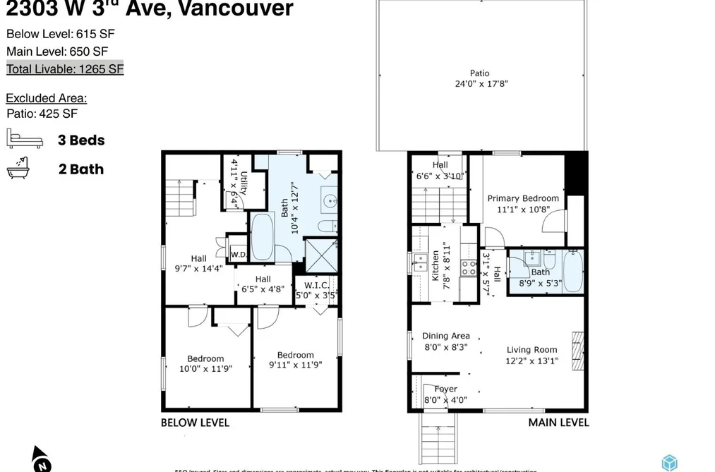 2303 W 3RD AVENUE, Vancouver BC V6K 1L6, Vancouver BC — Residential for Sale - Photo 2