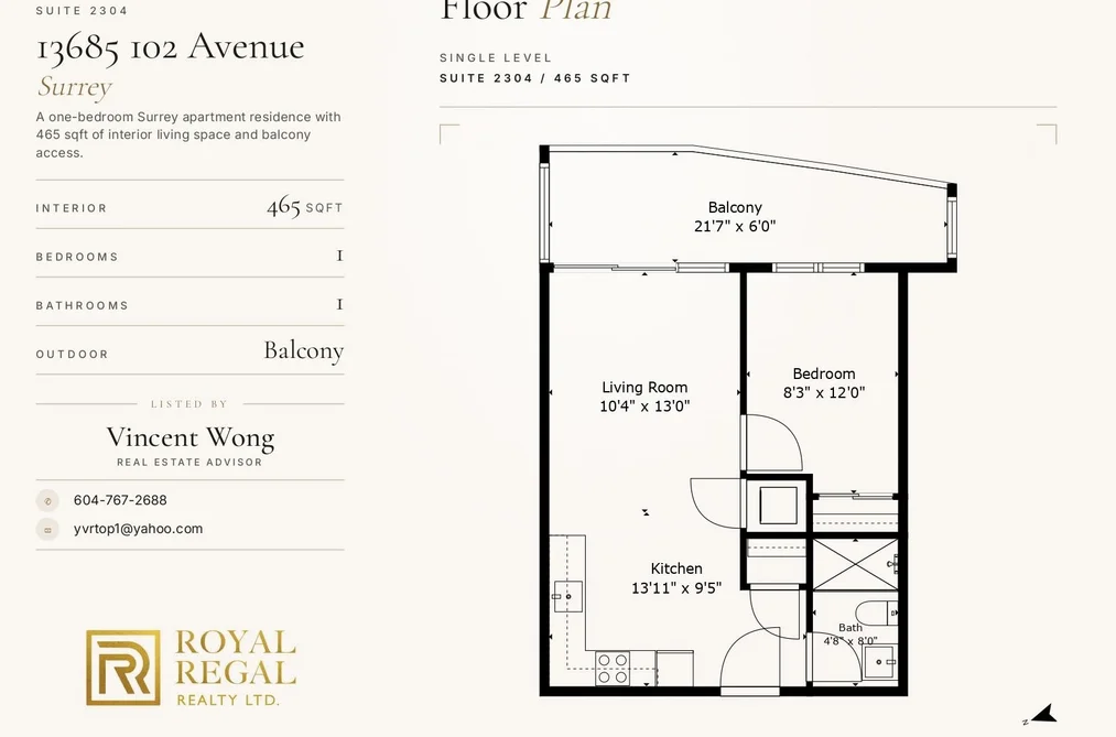2304 13685 102 AVENUE, Surrey BC V3T 1N7, Surrey BC — Residential for Sale — Photo 24 of 24