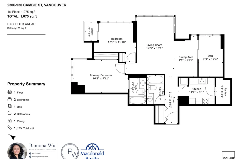 2306 - 930 Cambie Street, Vancouver, BC - MLS: R3178509 - Photo 25 2306 - 930 Cambie Street, Vancouver, BC - MLS: R3178509 - Photo 25