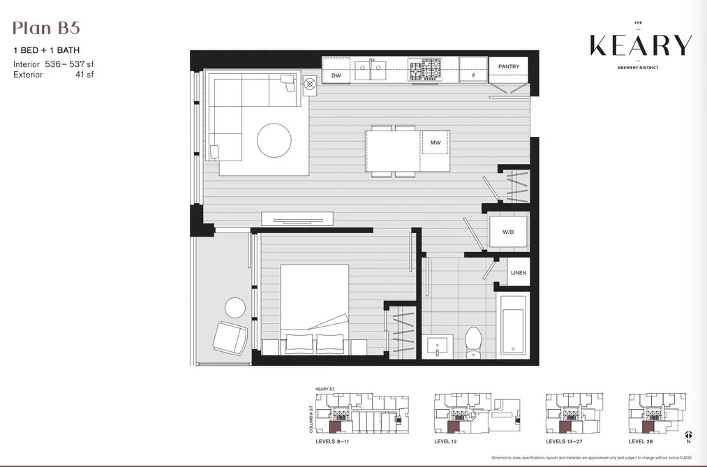 Condo for sale at 2507 230 Keary Street New Westminster British Columbia - MLS: R3151446