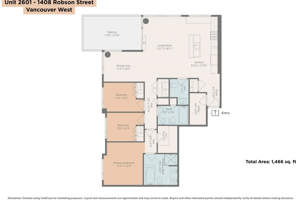 2601 - 1408 Robson Street, Vancouver, BC - MLS: R3178746 - Photo 40 2601 - 1408 Robson Street, Vancouver, BC - MLS: R3178746 - Photo 40