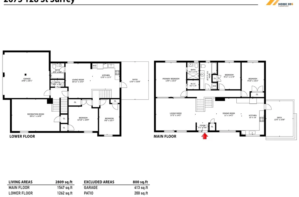 2673 128 STREET, Surrey BC V4A 3W7, Surrey BC — Residential for Sale - Photo 2