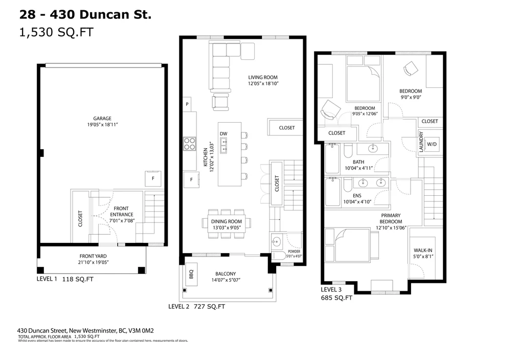 28 430 DUNCAN STREET, New Westminster BC V3M 0M2, New Westminster BC — Residential for Sale - Photo 2